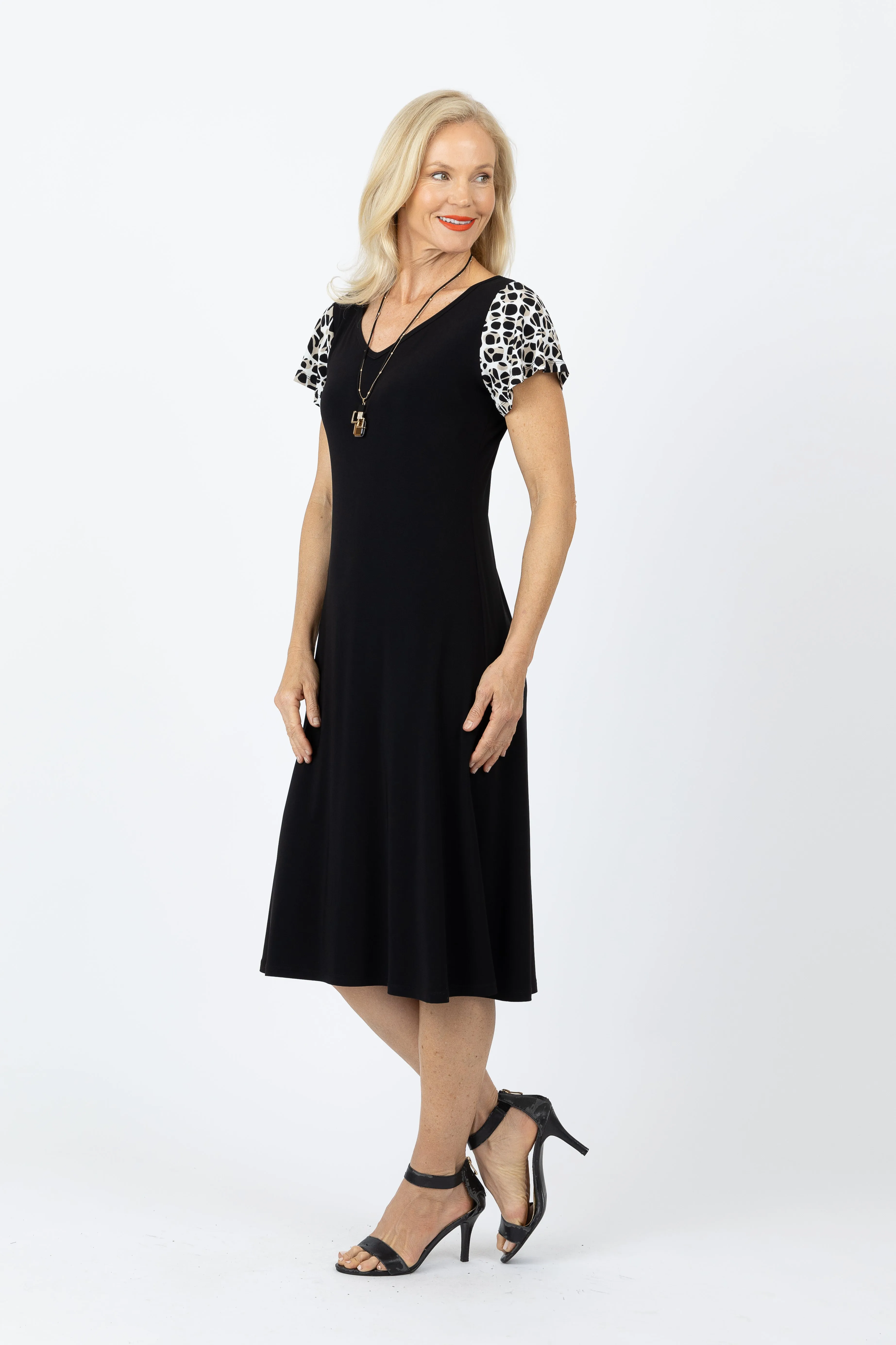 5338 Two Way Dress - Pebbles