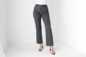 90s Dolce & Gabbana Virgin Wool Tailored Grey Trousers
