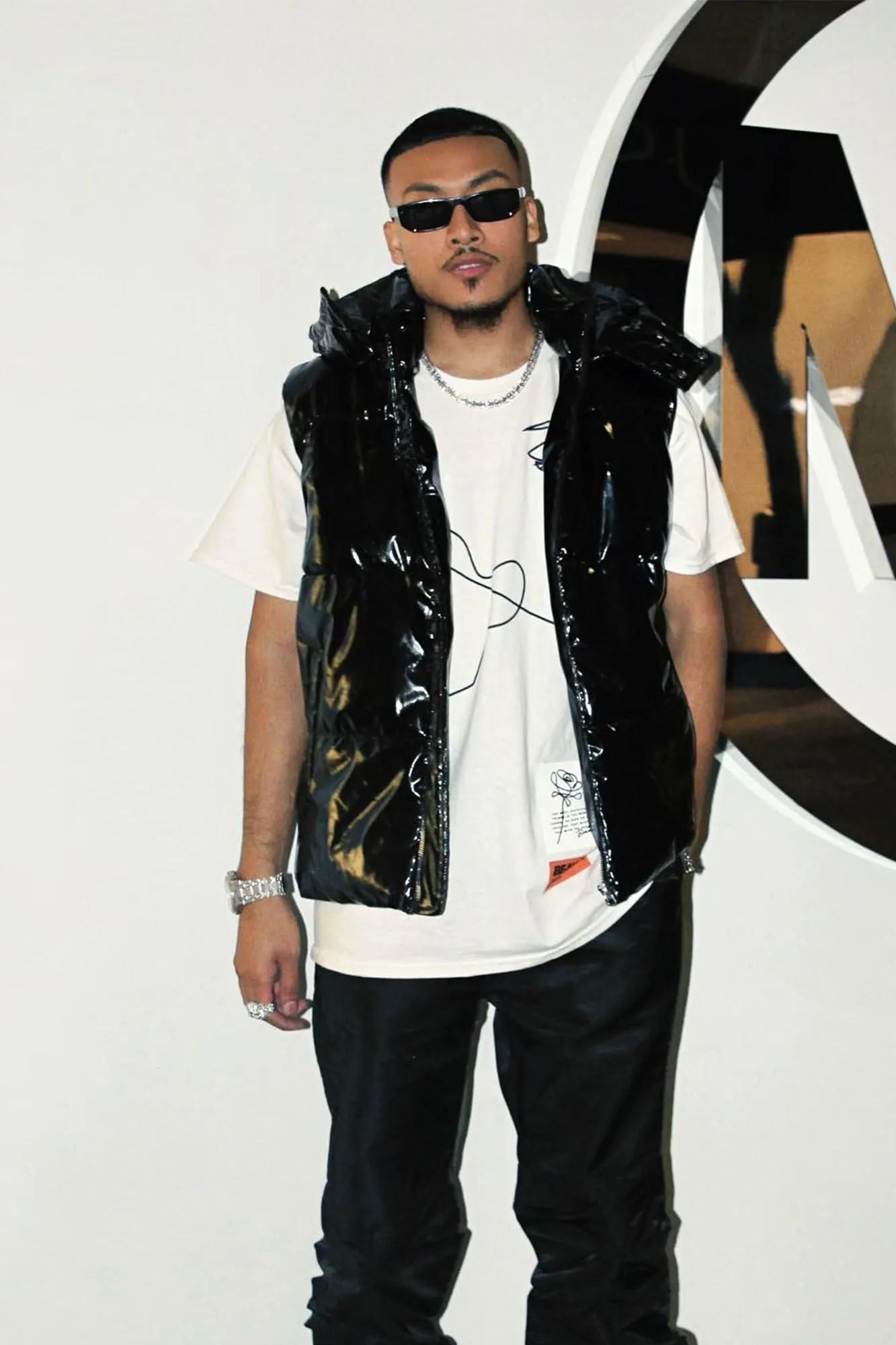 Almost There Hooded Puffer Vest - Black