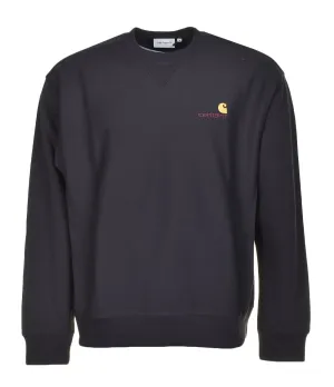 American Script Sweatshirt Black