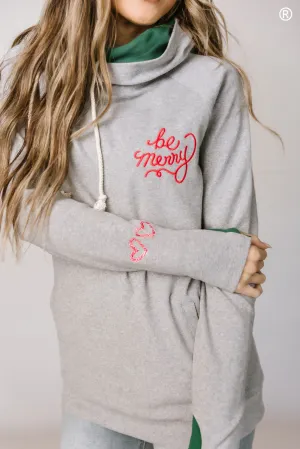 Ampersand Ave Be Merry DoubleHood Sweatshirt (SALE)