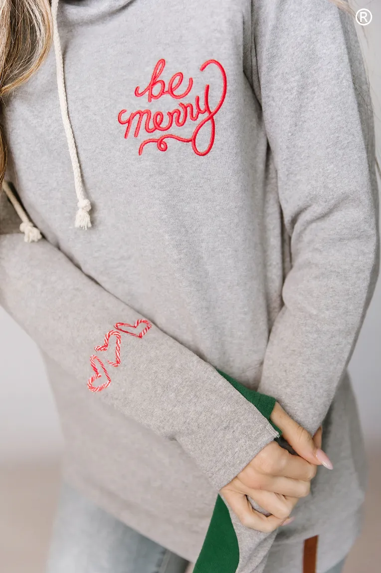 Ampersand Ave Be Merry DoubleHood Sweatshirt (SALE)