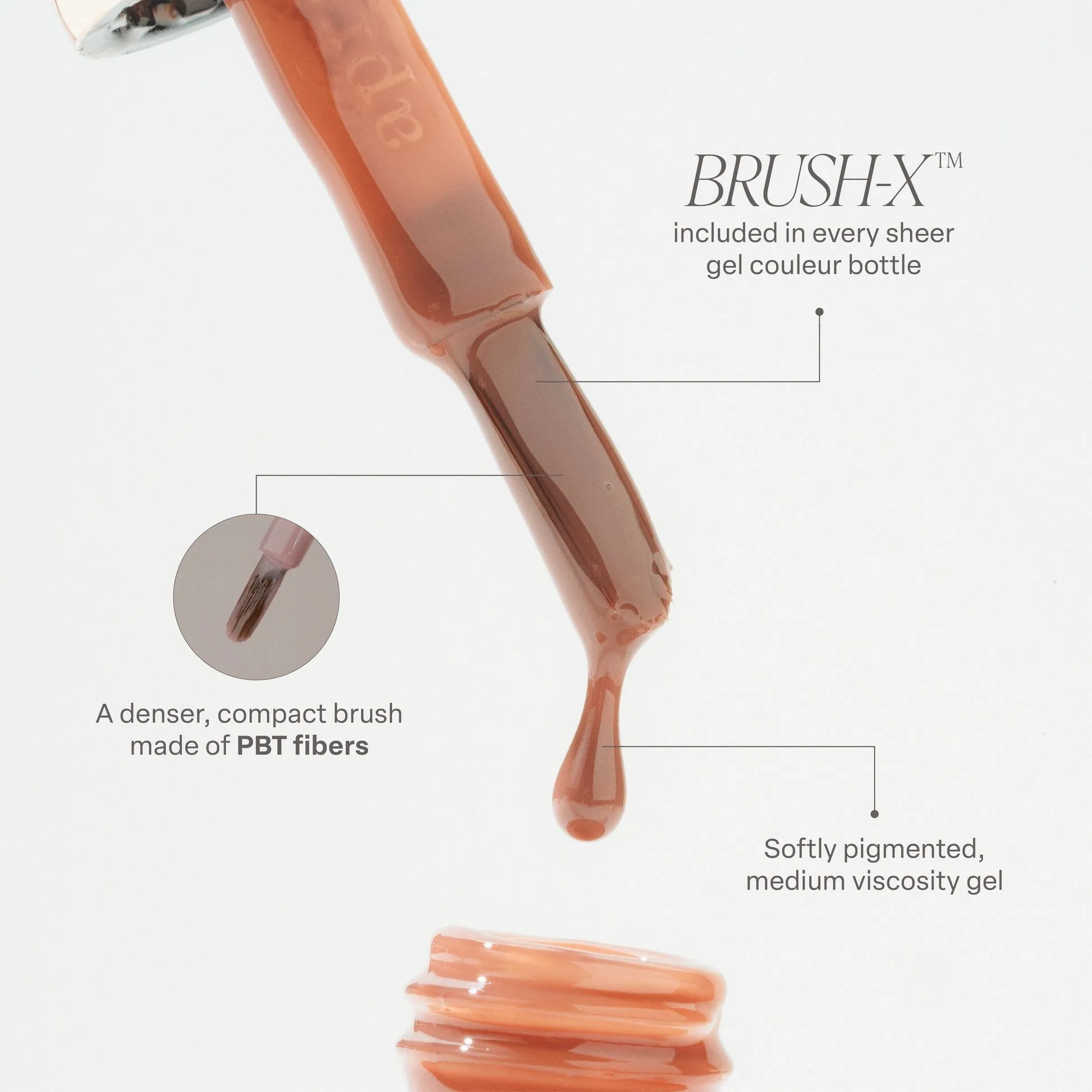 Apres - light & shadow gel polish - burnt blush