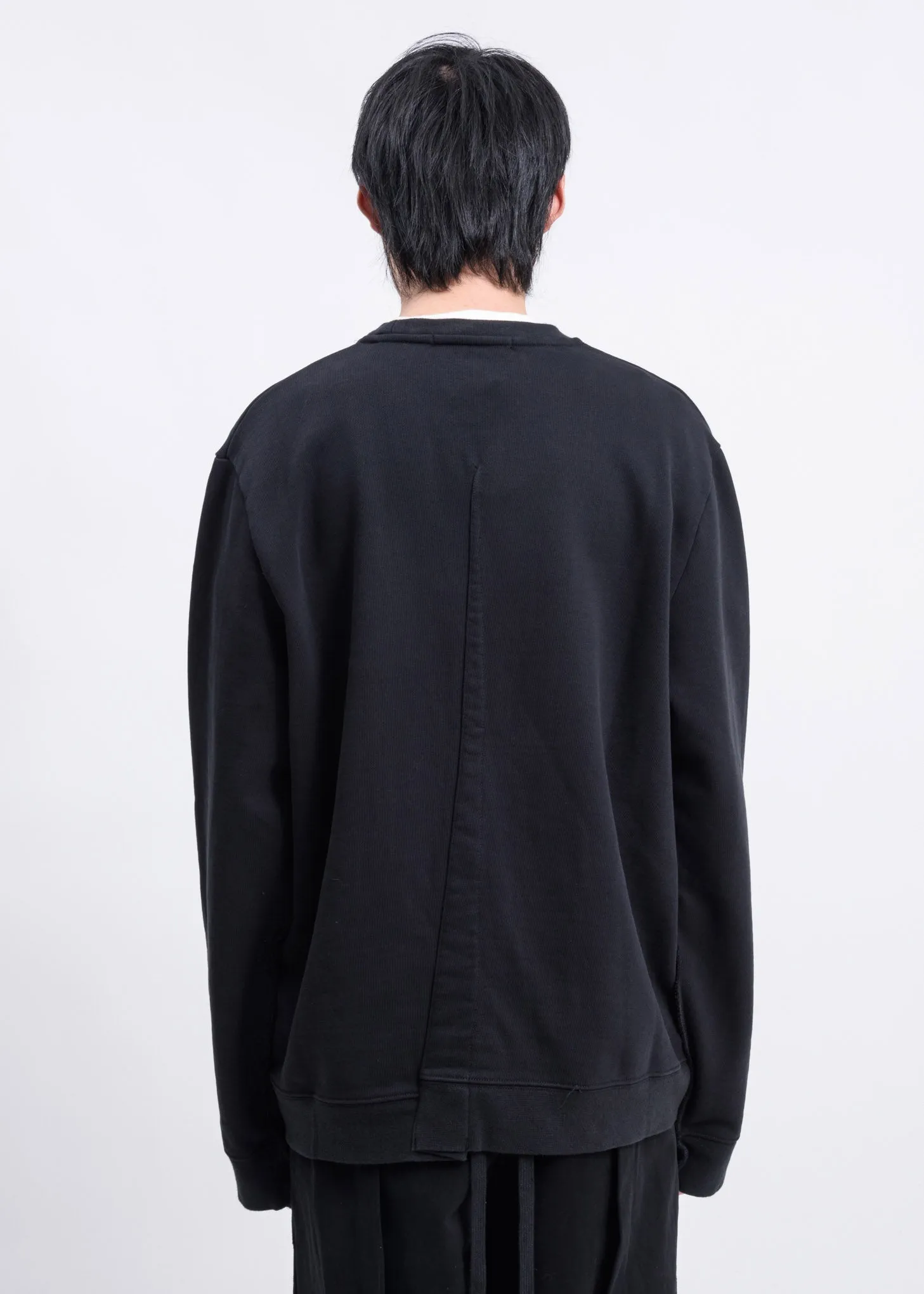 Black Fraternity Heavy Fleece Crewneck Sweater