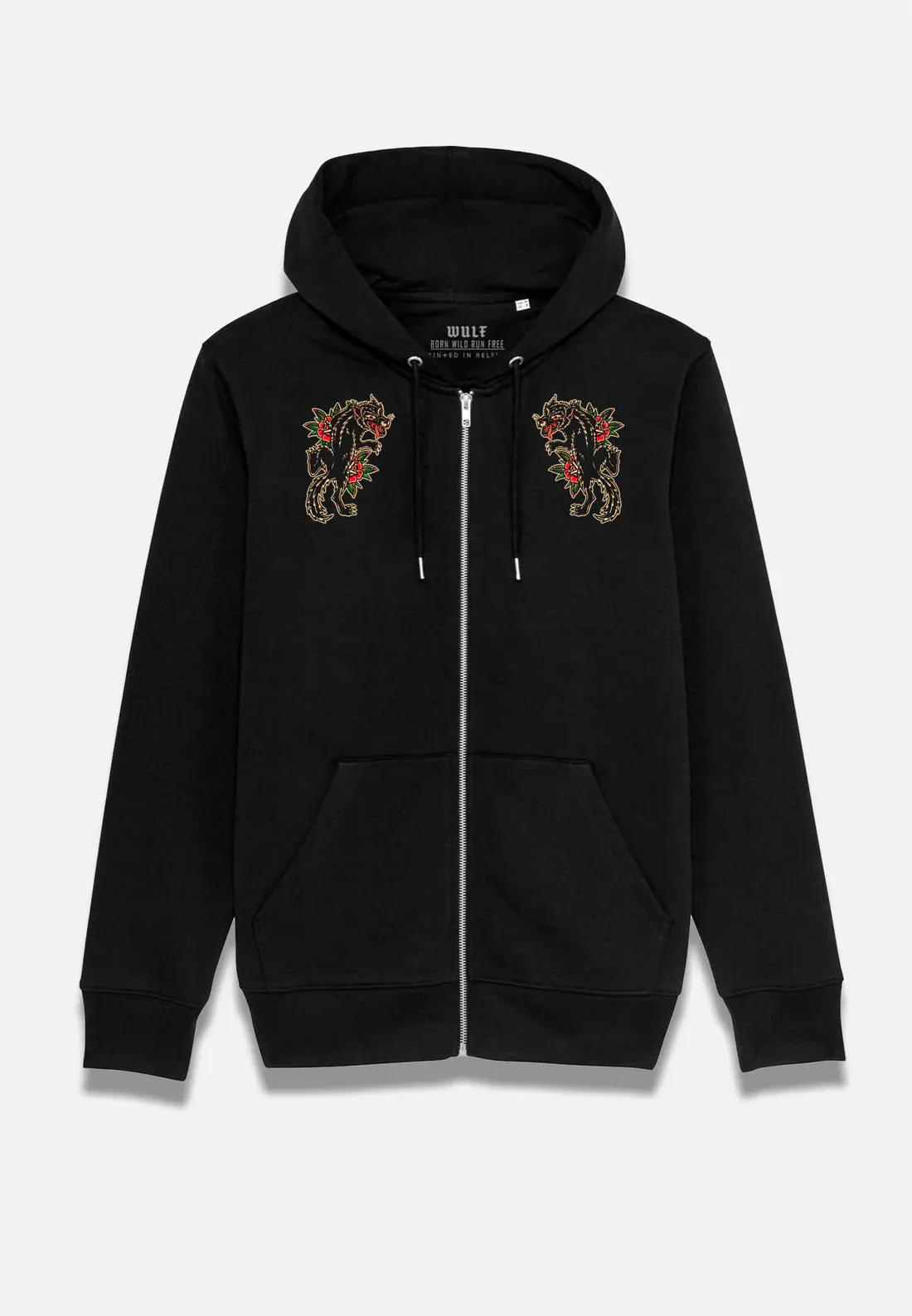 Black Rose Wulf Hoodie Black