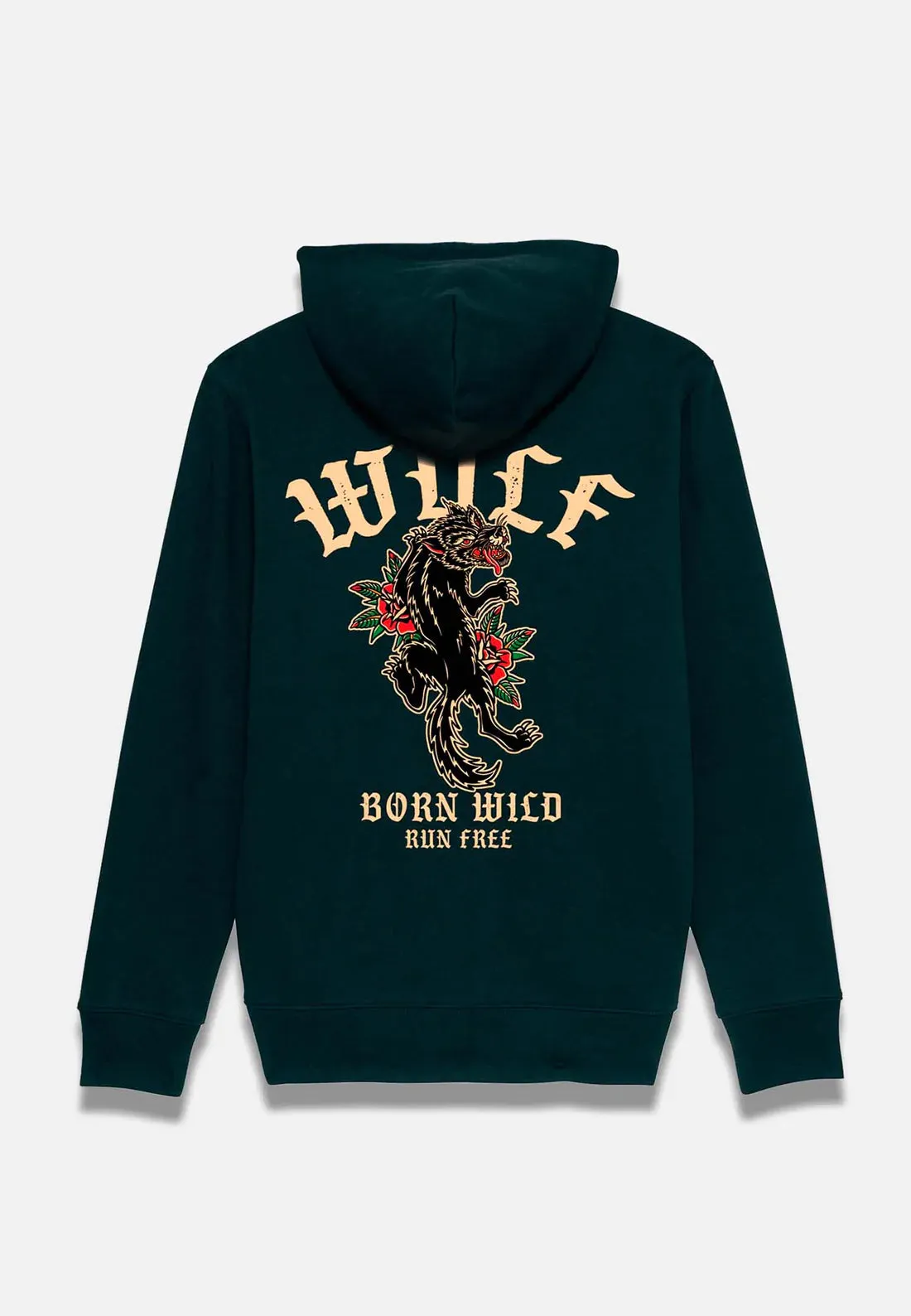 Black Rose Wulf Hoodie Black