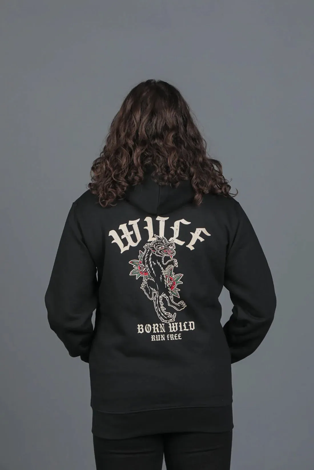 Black Rose Wulf Hoodie Black