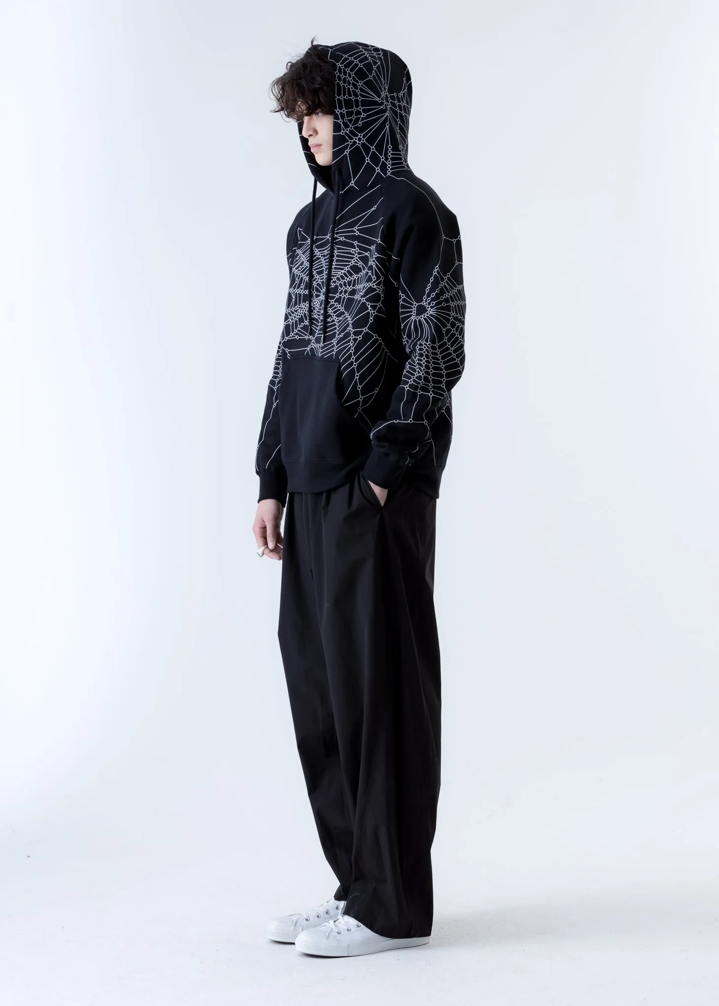 Black Spider Wed Racing Hoodie