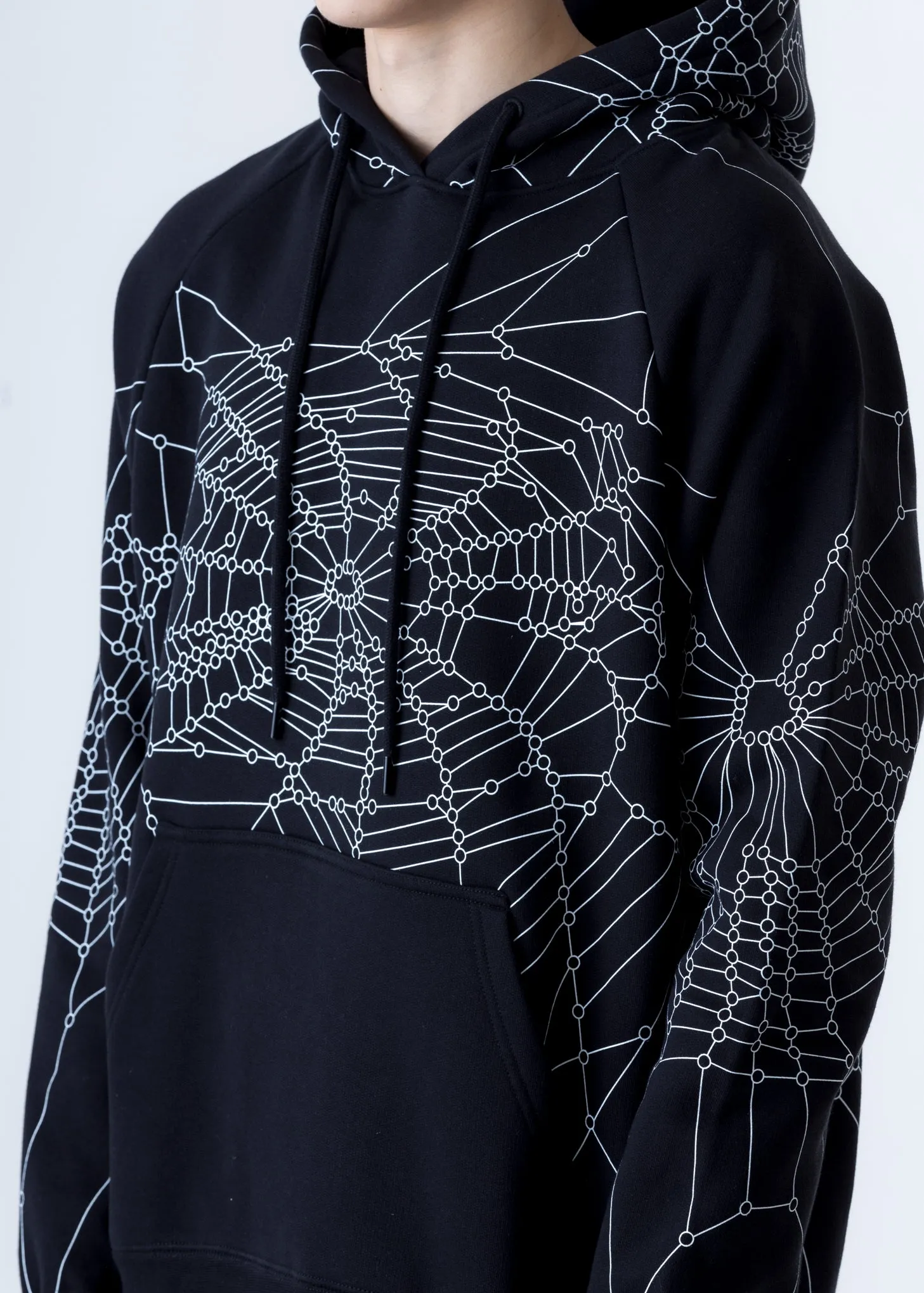 Black Spider Wed Racing Hoodie