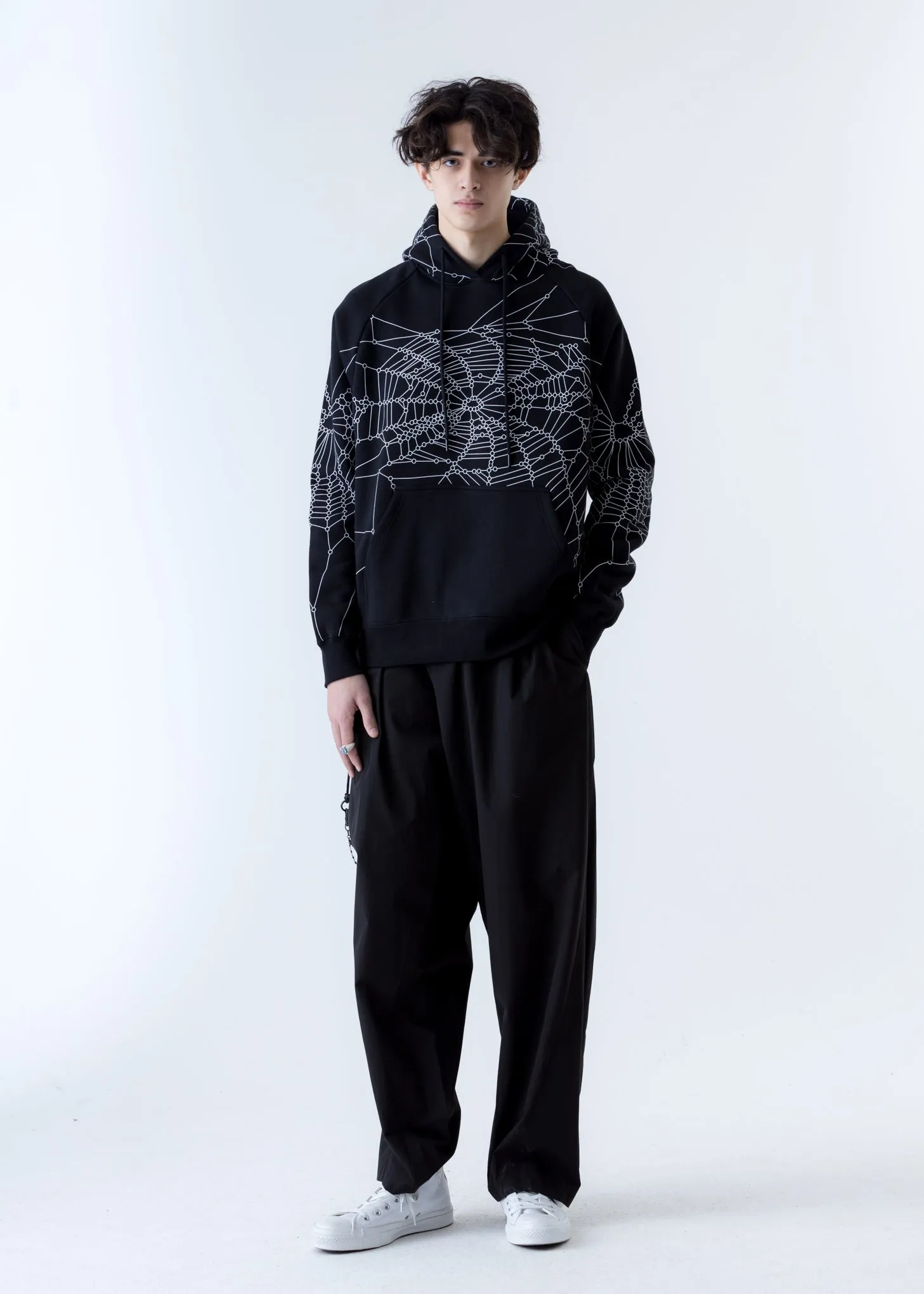 Black Spider Wed Racing Hoodie