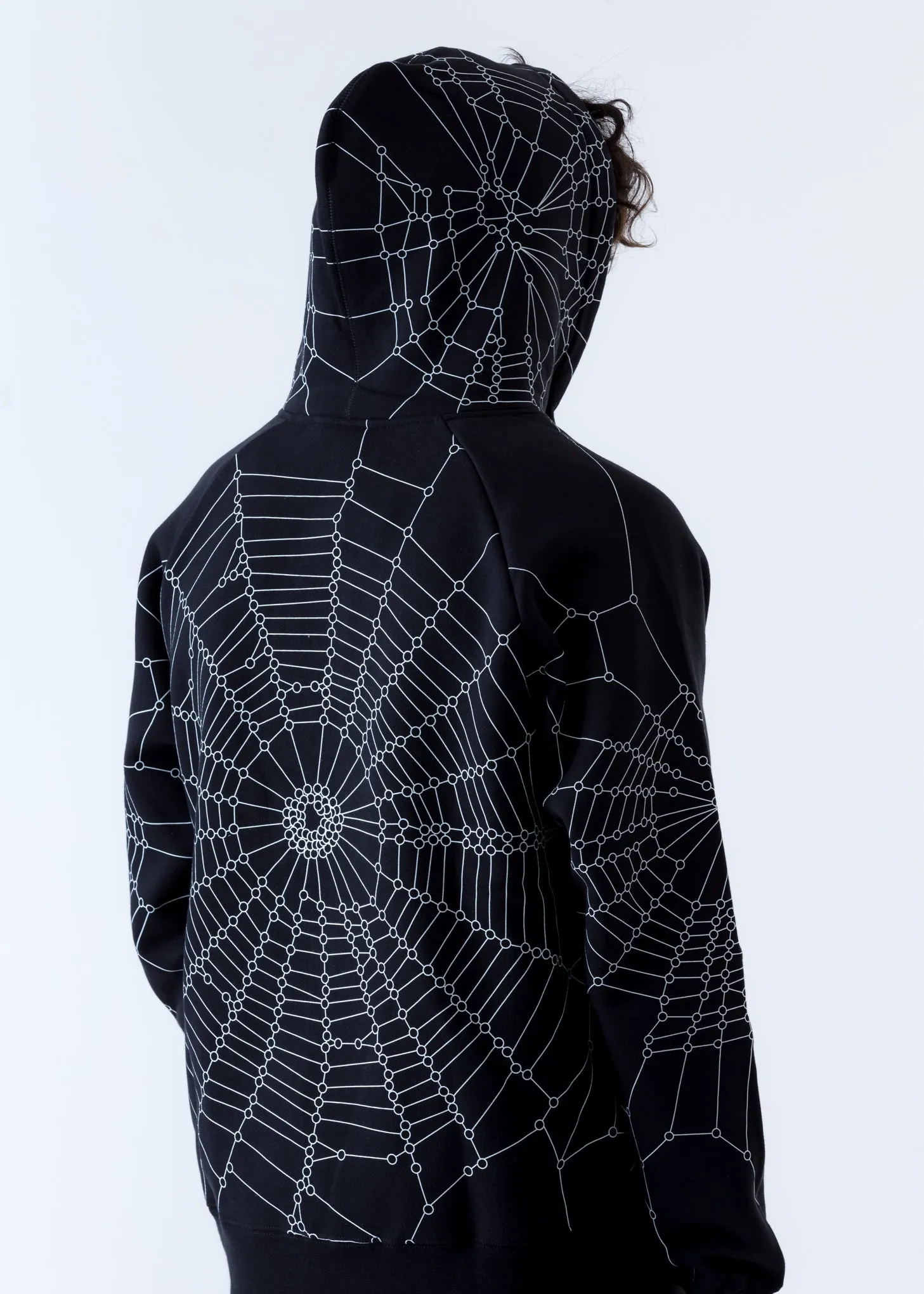 Black Spider Wed Racing Hoodie