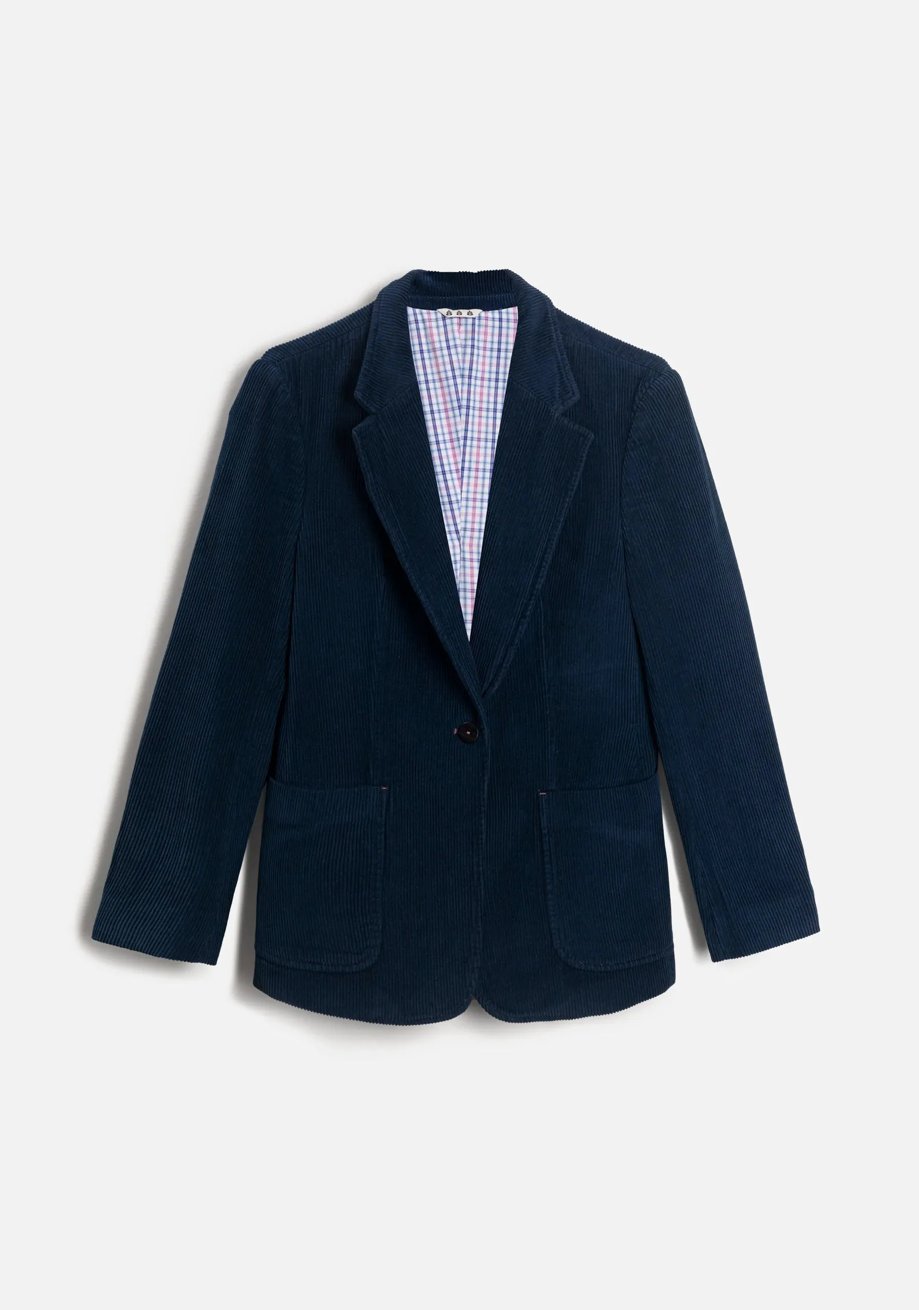 Blazer Poet Structured Corduroy Blue Medium