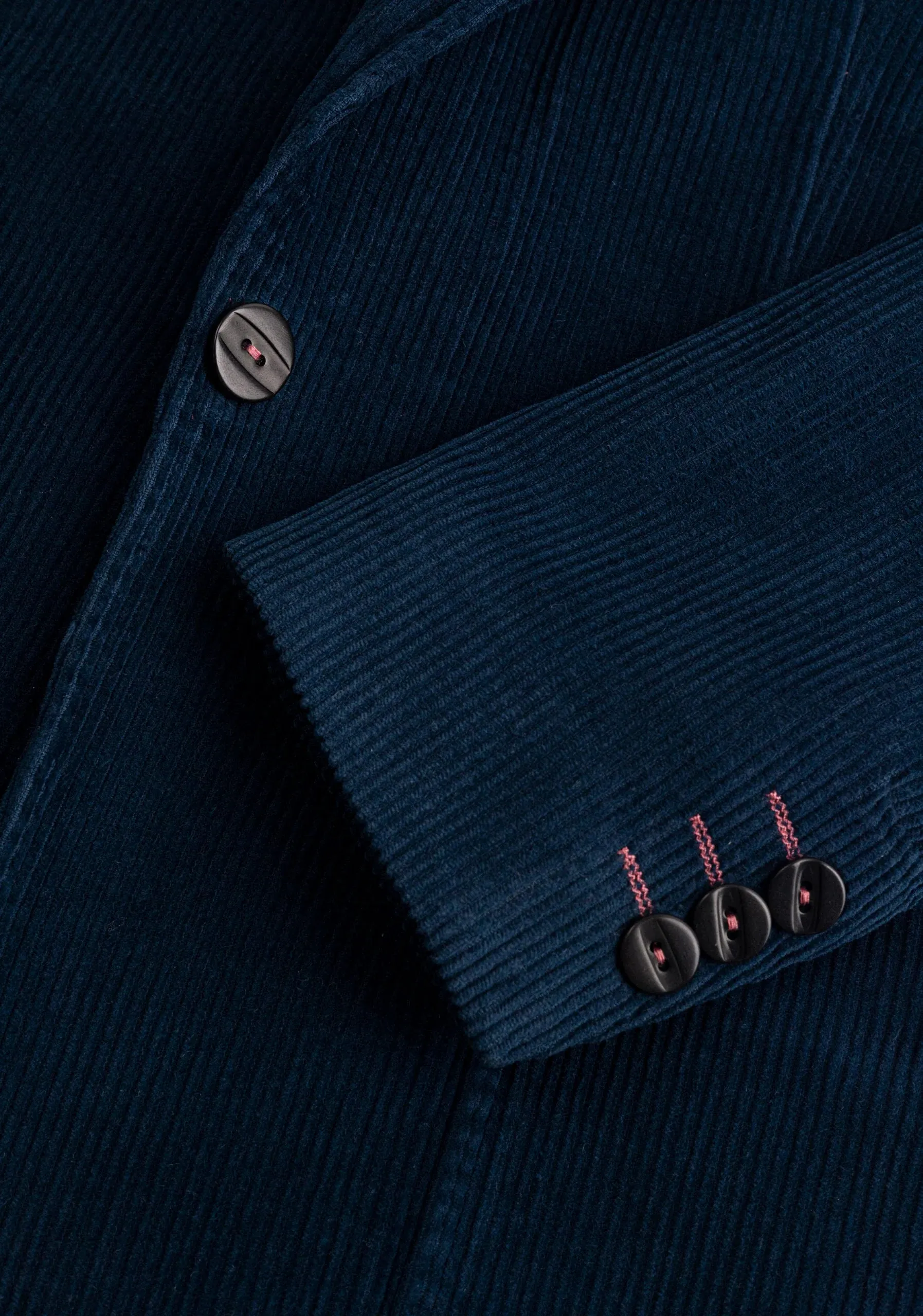 Blazer Poet Structured Corduroy Blue Medium