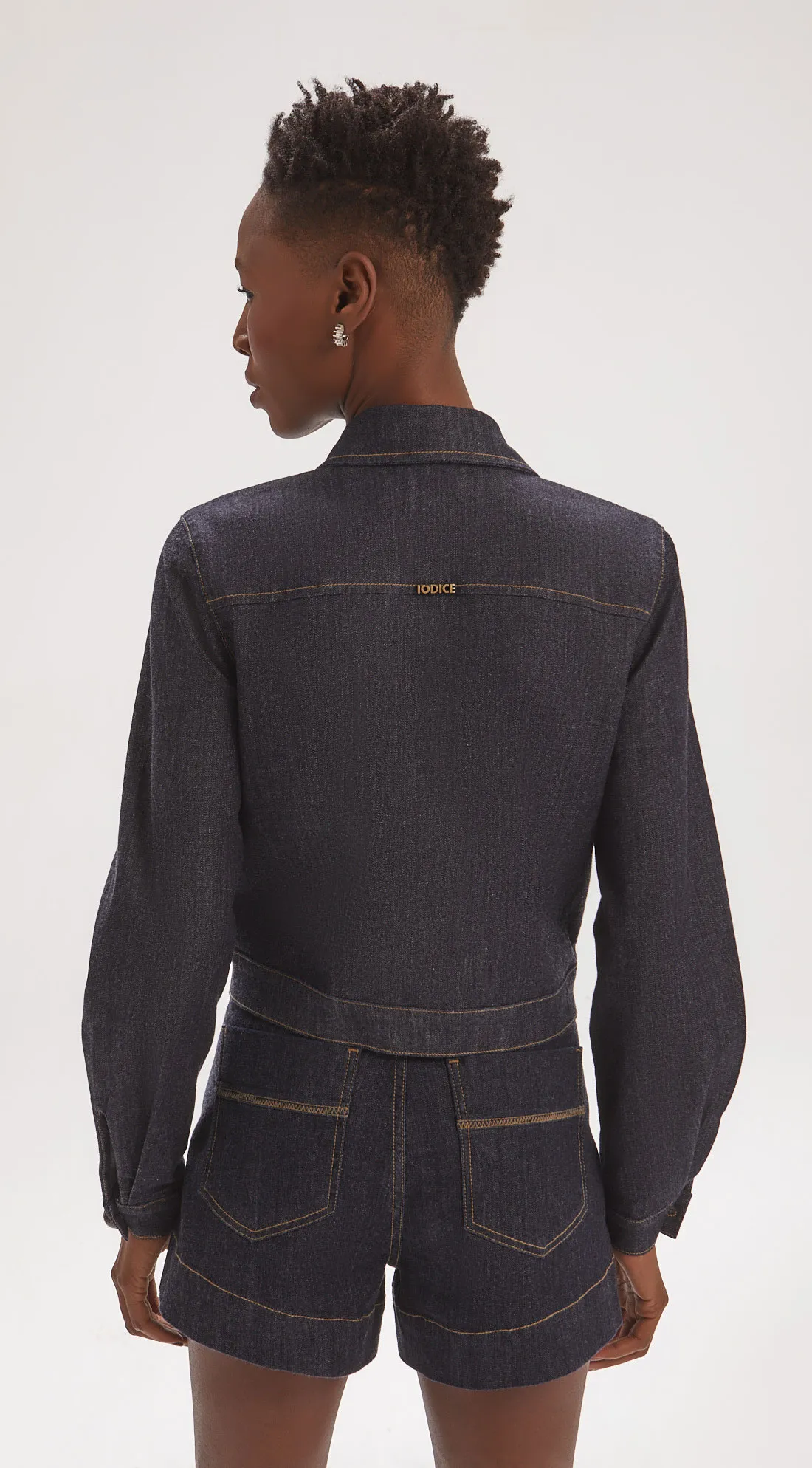 BUTTON FRONT DENIM JACKET
