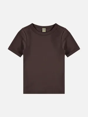 Car Tee in Choco Plum
