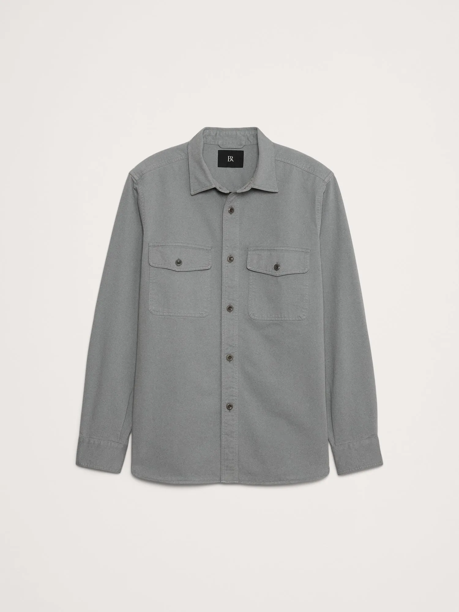 Cotton Twill Shirt Jacket