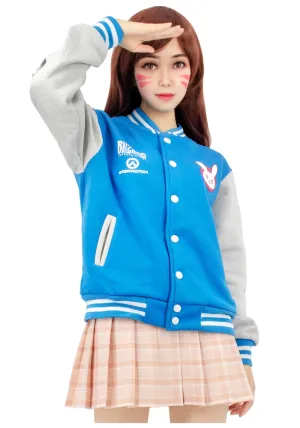 DAZCOS US Size Blue Baseball Letterman Jackets with Pockets