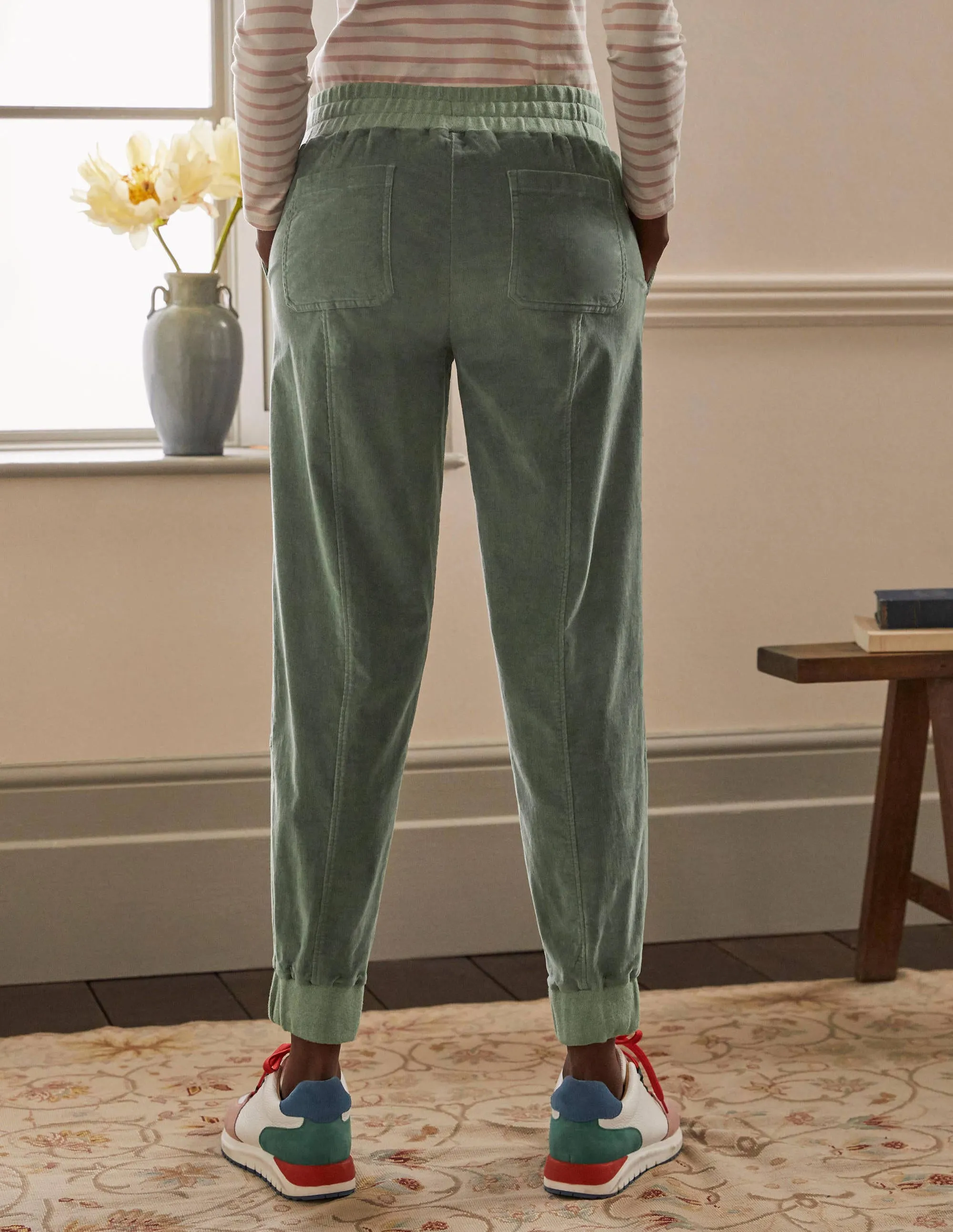 Dorset Cord Trousers-Alder
