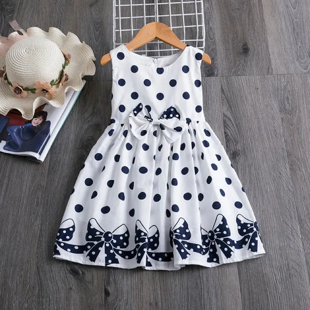 Elegant Floral Long Sleeve Princess Tulle Dress
