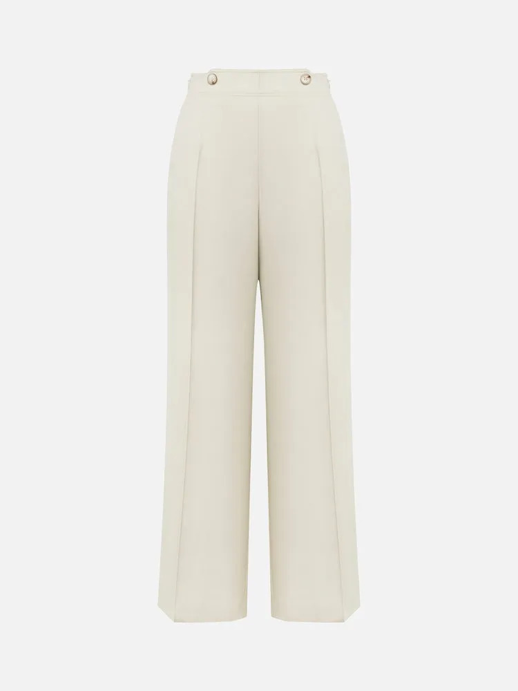 EP YAYING Wide-Leg Suit Pants