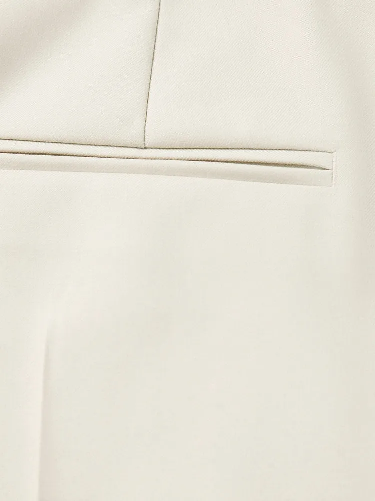 EP YAYING Wide-Leg Suit Pants