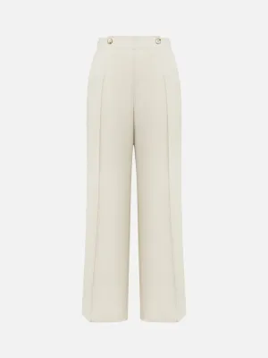 EP YAYING Wide-Leg Suit Pants