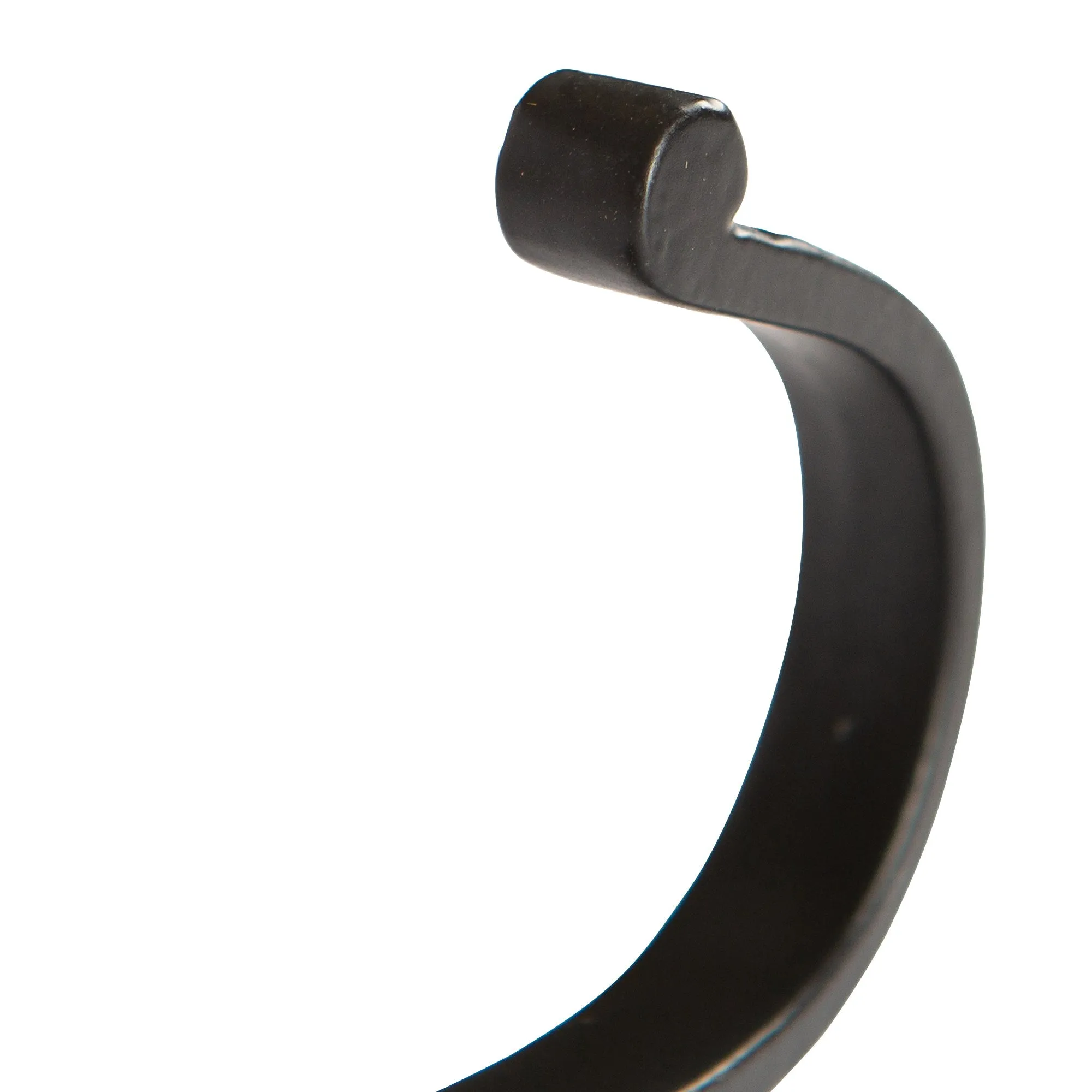 Fleur De Lis Coat Hook - W50mm x H120mm - Black