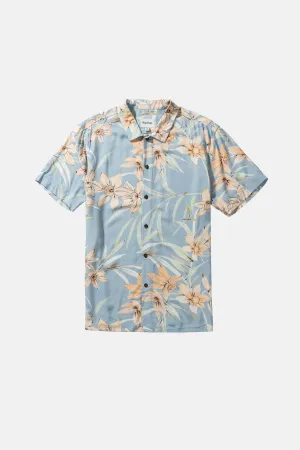 Floral Ss Shirt Slate