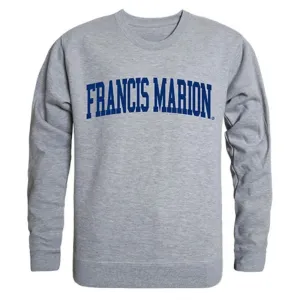 FMU Francis Marion University Game Day Crewneck Pullover Sweatshirt Sweater Heather Grey
