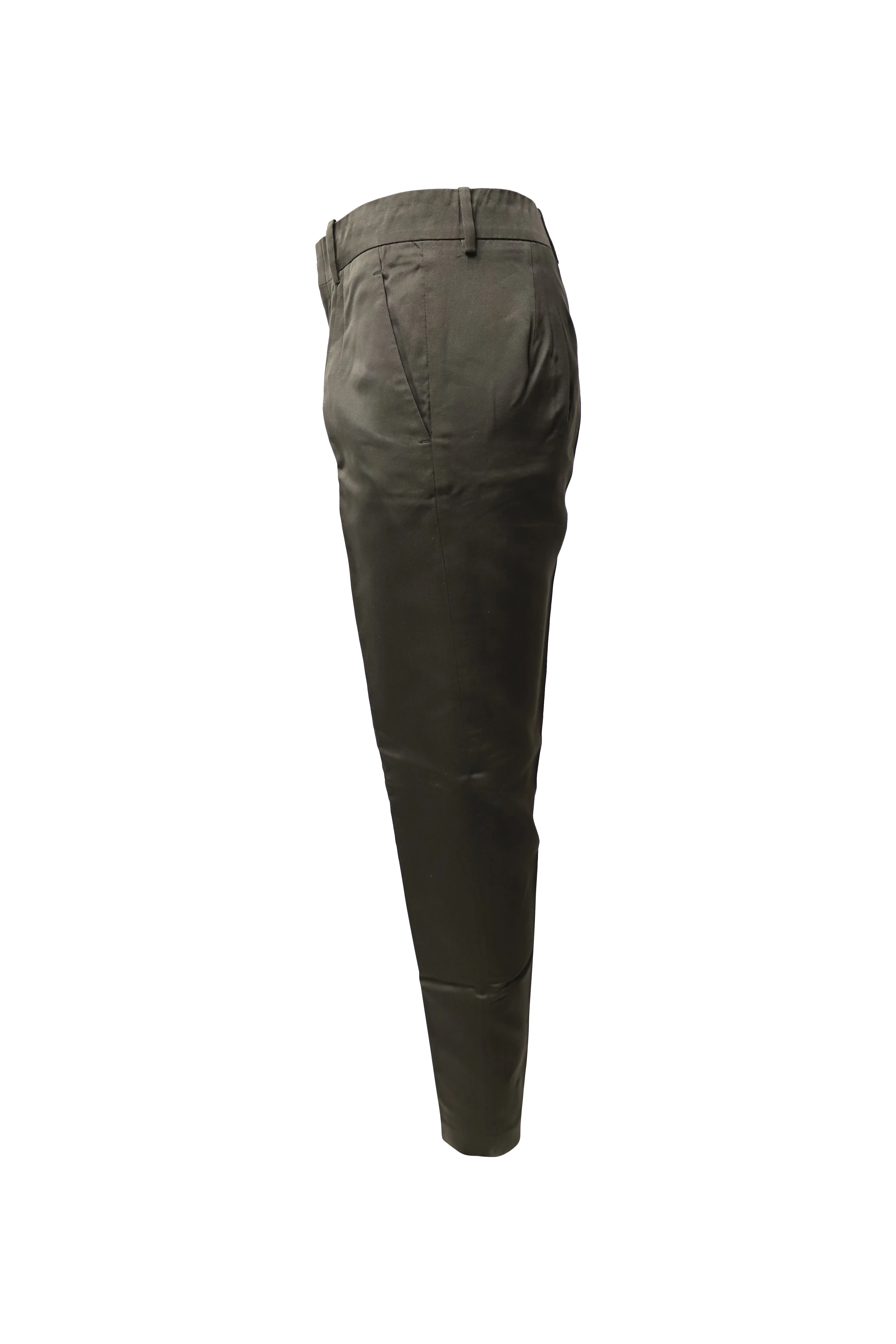 Gucci Tapered Trousers in Green Cotton