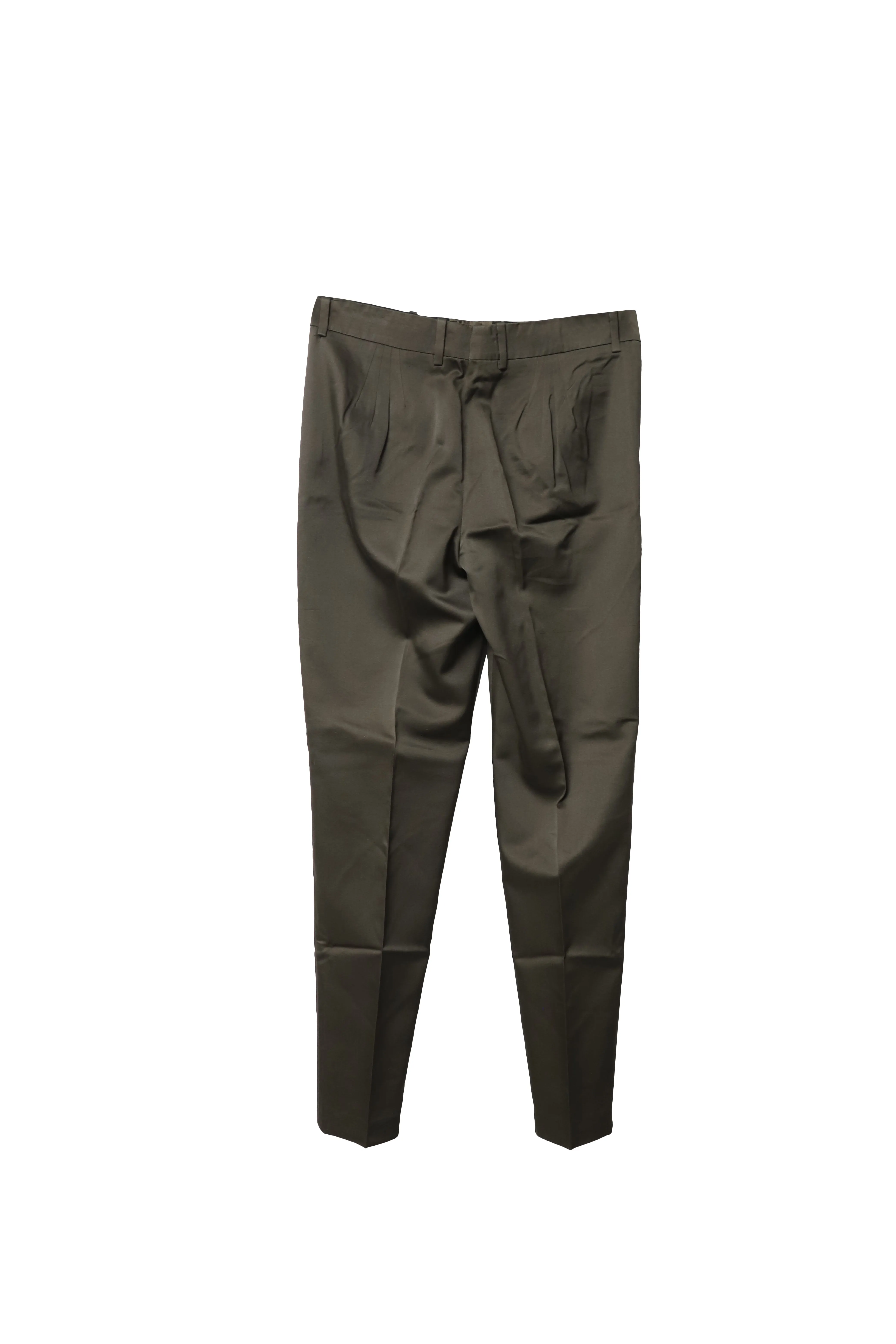 Gucci Tapered Trousers in Green Cotton