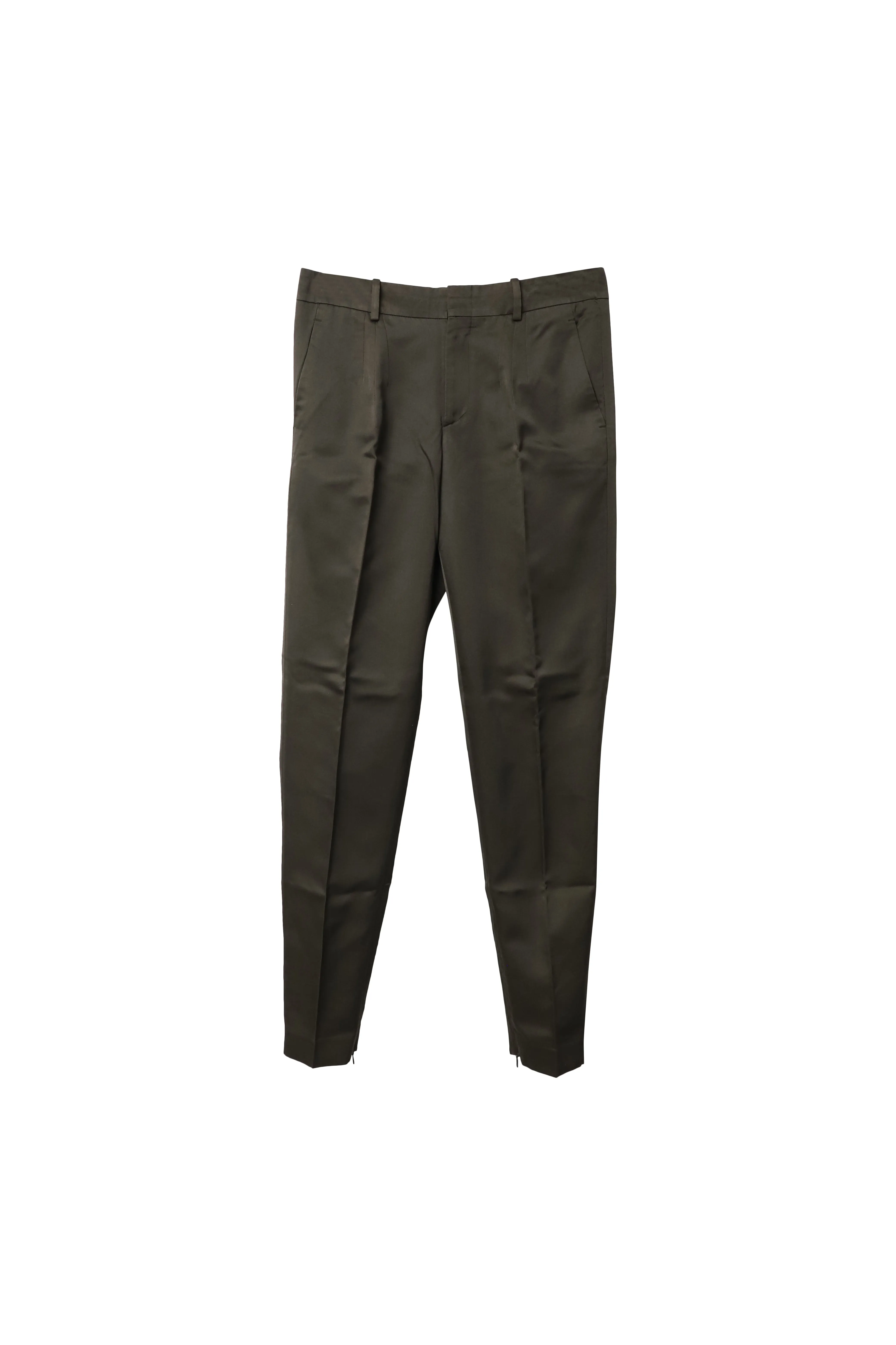 Gucci Tapered Trousers in Green Cotton