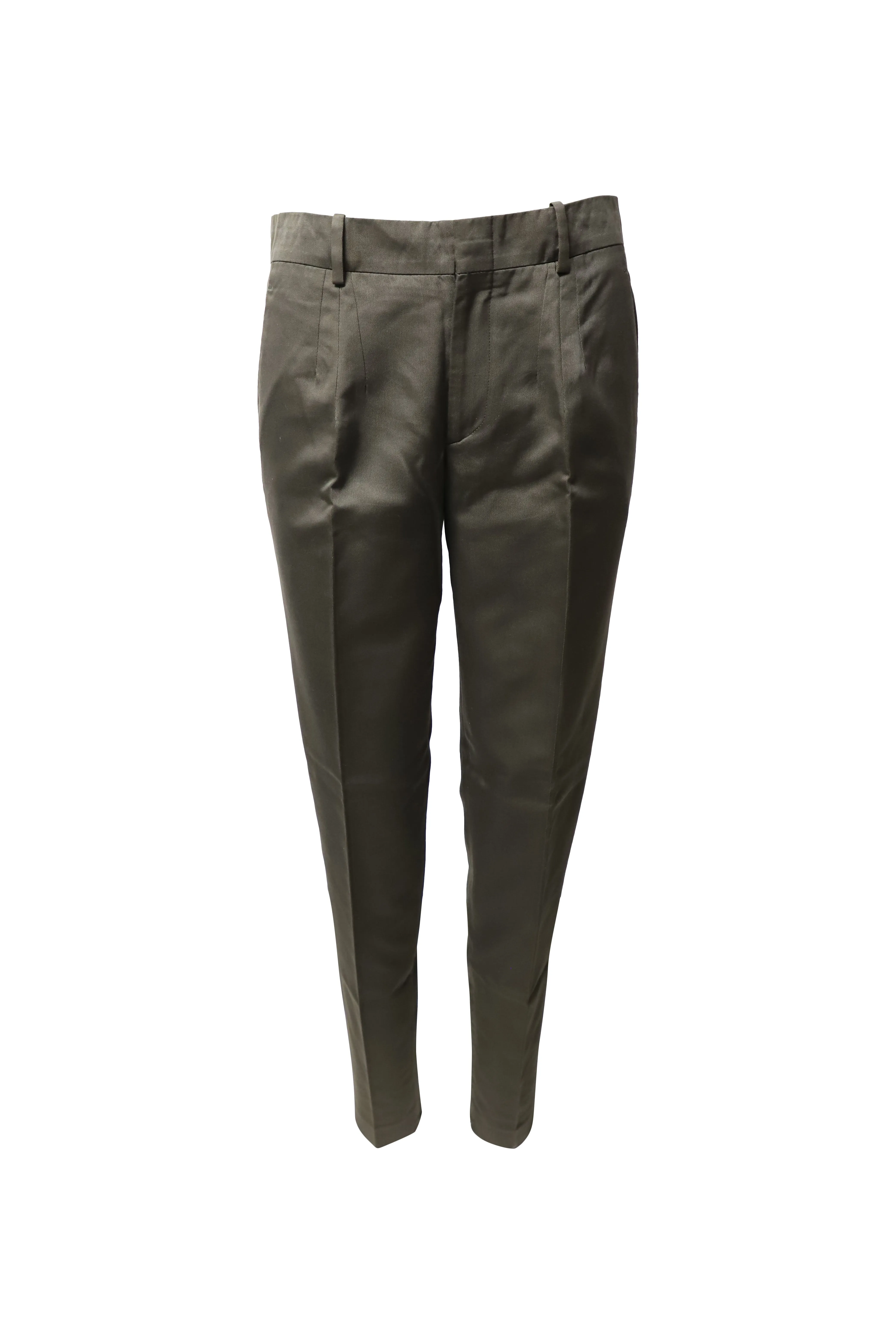 Gucci Tapered Trousers in Green Cotton