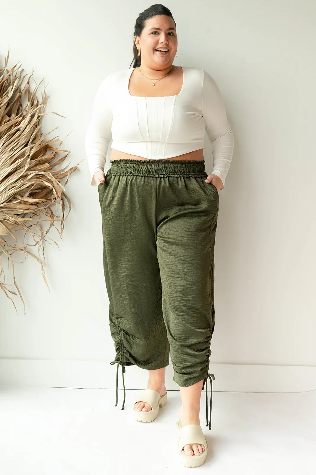 gwen satin pants