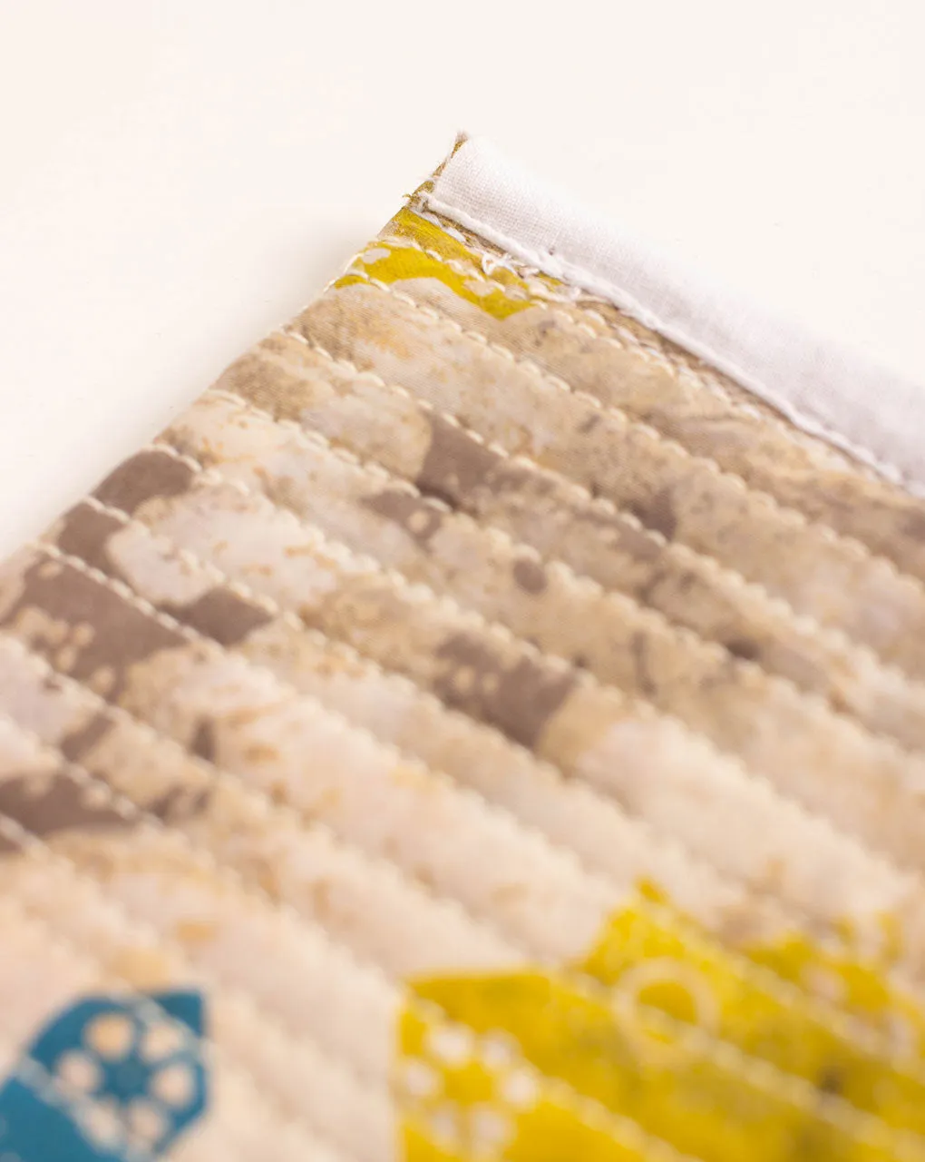 Handcrafted Modal Satin Quilted Clutch