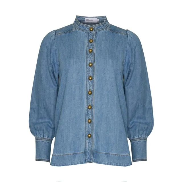 Hanker Top Zoe Kratzmann Light Washed Denim