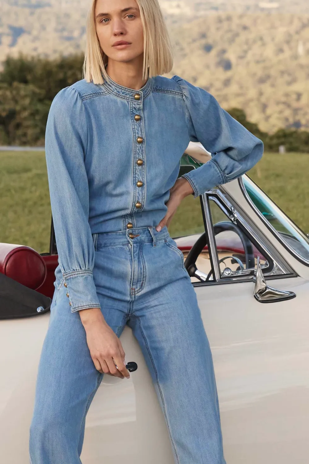 Hanker Top Zoe Kratzmann Light Washed Denim