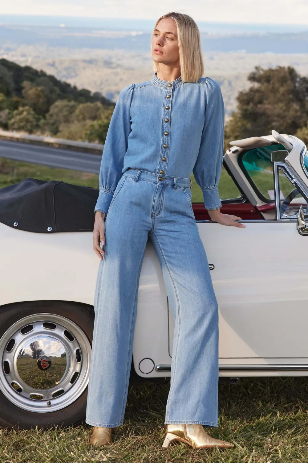 Hanker Top Zoe Kratzmann Light Washed Denim