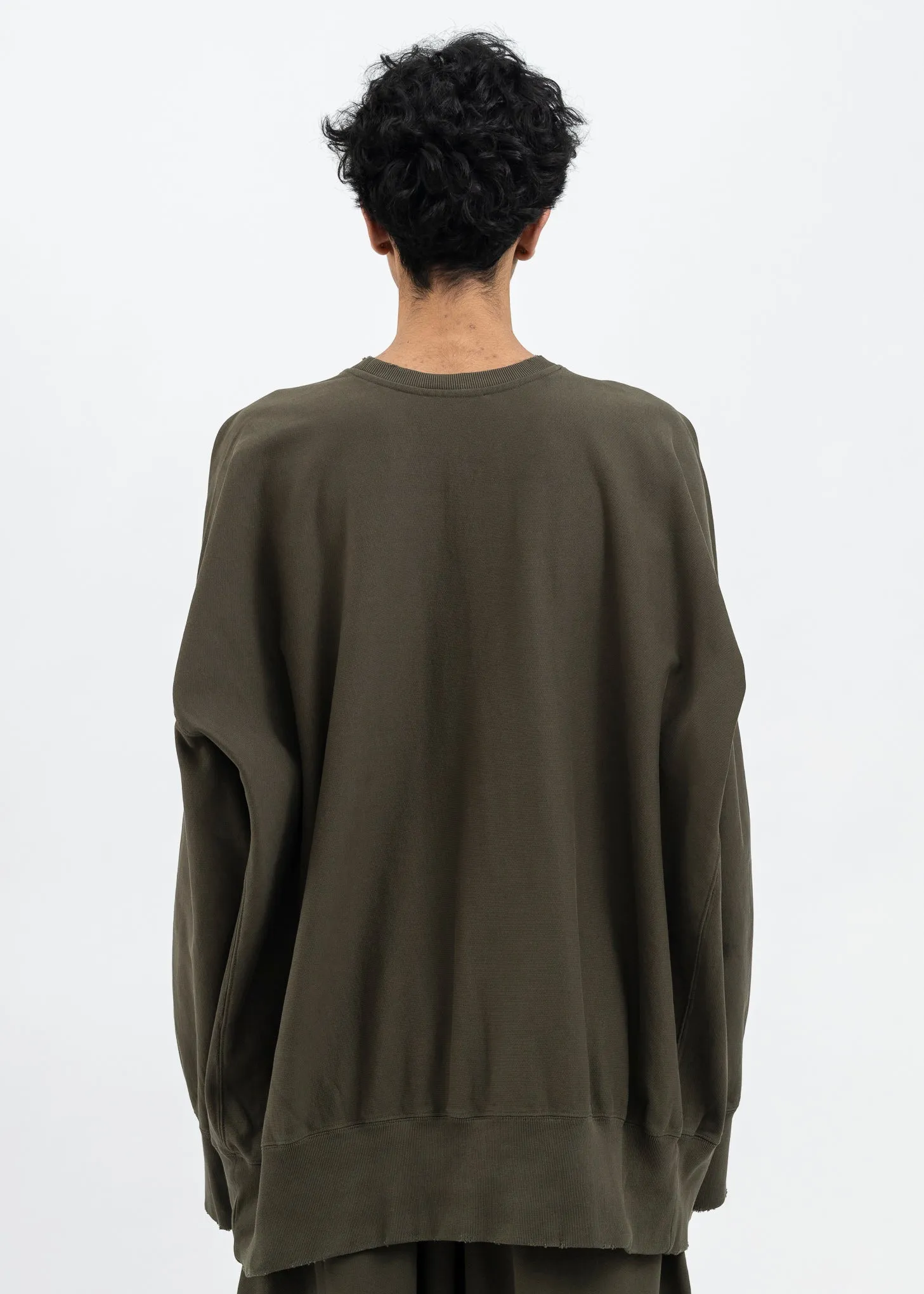HED MAYNER X Reebok CREWNECK SWEATER ARMY GREEN