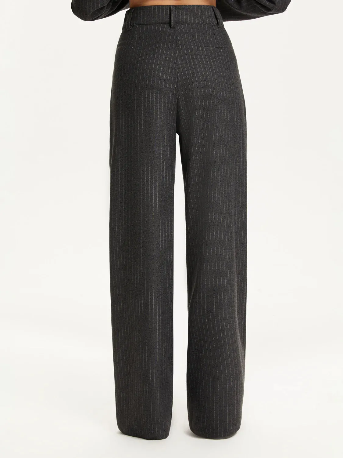 High-Waist Flowy Palazzo Pants