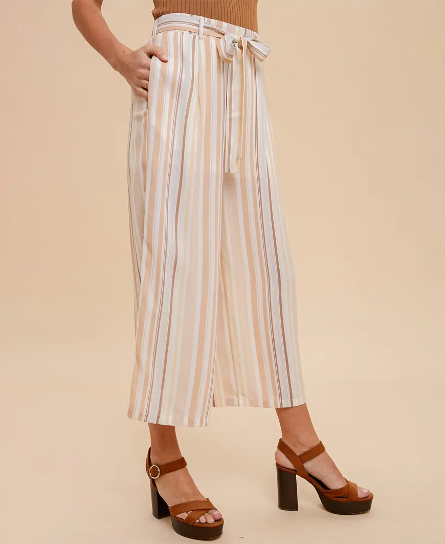 Isla Stripe Wide Leg Pants