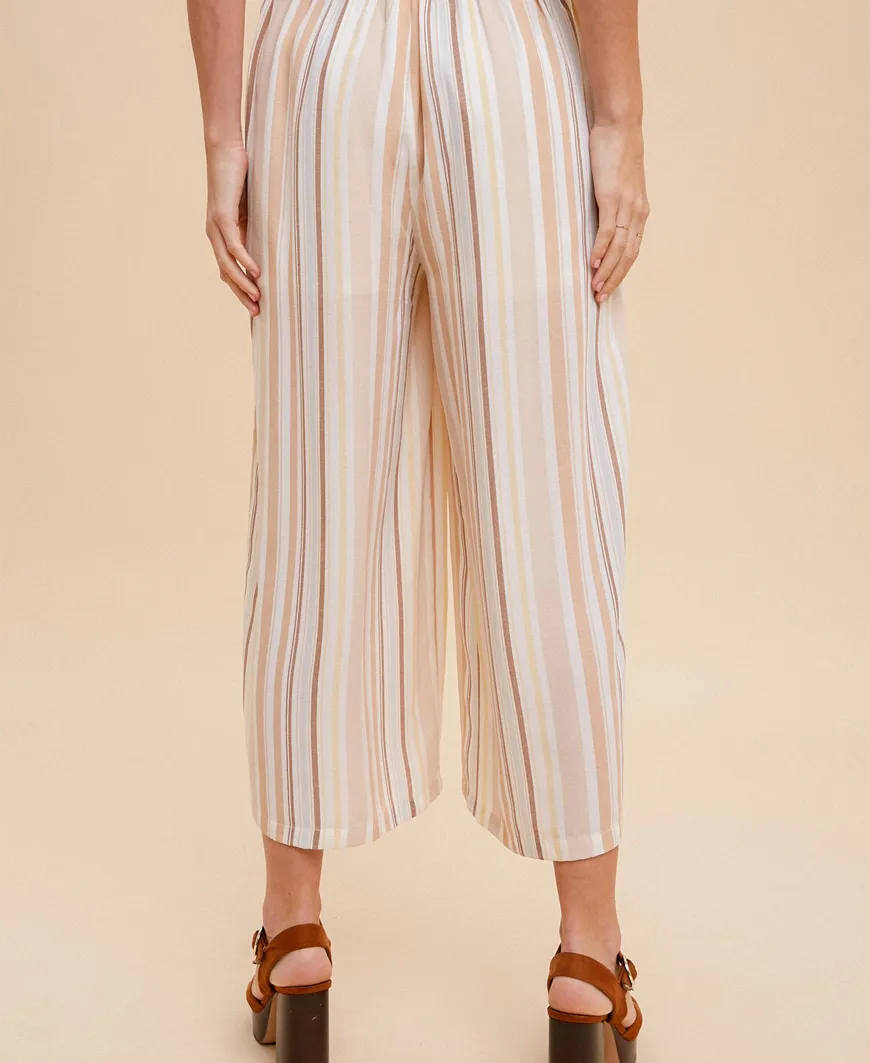 Isla Stripe Wide Leg Pants