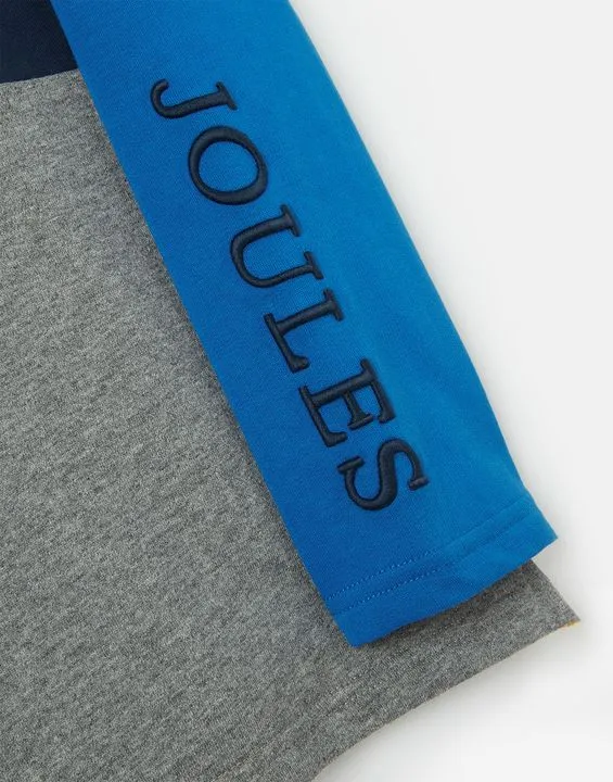 Joules Dale 1/4 Zip Colourblock Sweatshirt