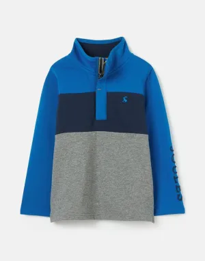 Joules Dale 1/4 Zip Colourblock Sweatshirt
