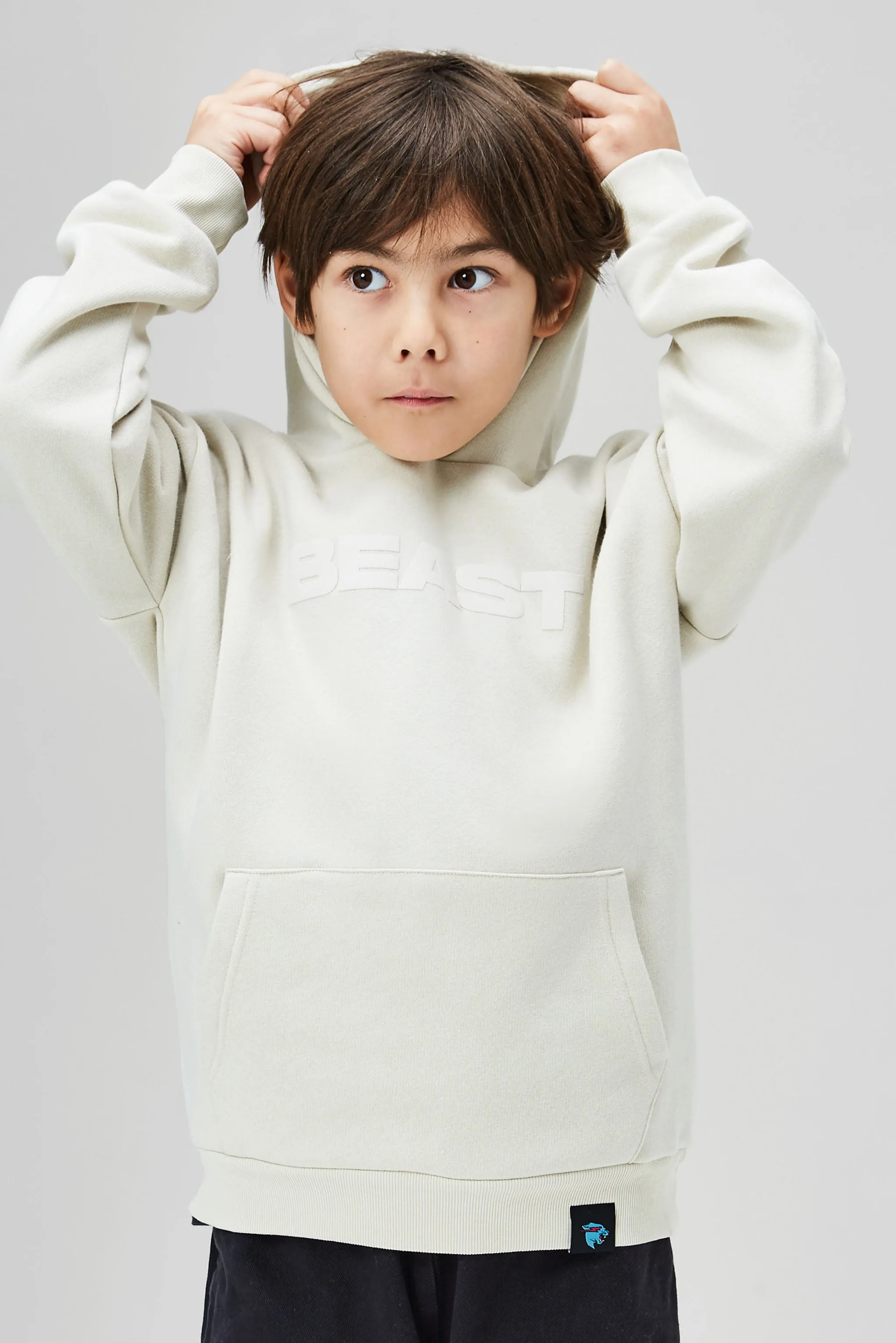 KIDS ORIGINALS HOODIE - SAND