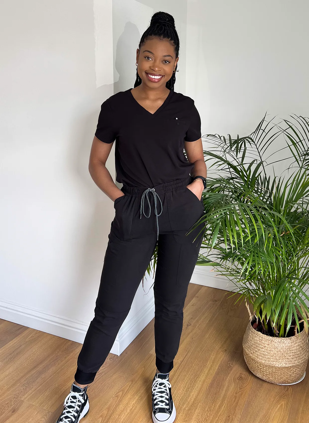 Koi Next Gen Good Vibe Scrub Joggers - Caribbean