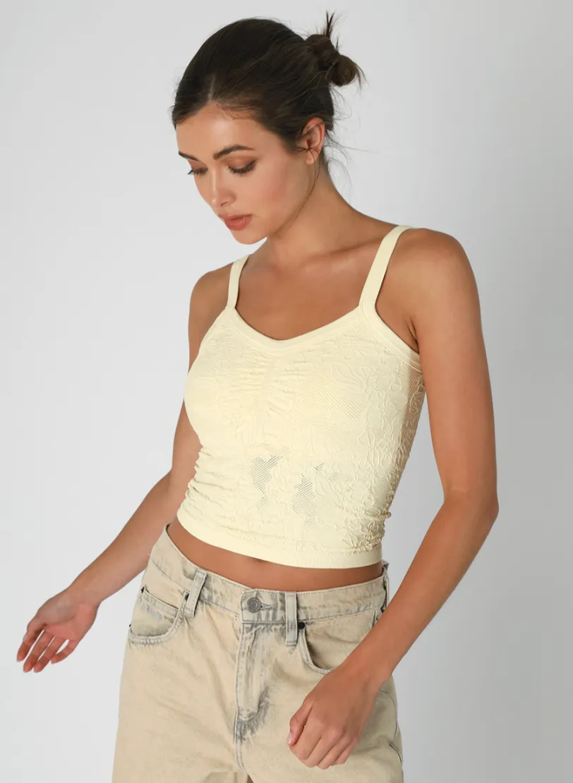Lace V Neck Top