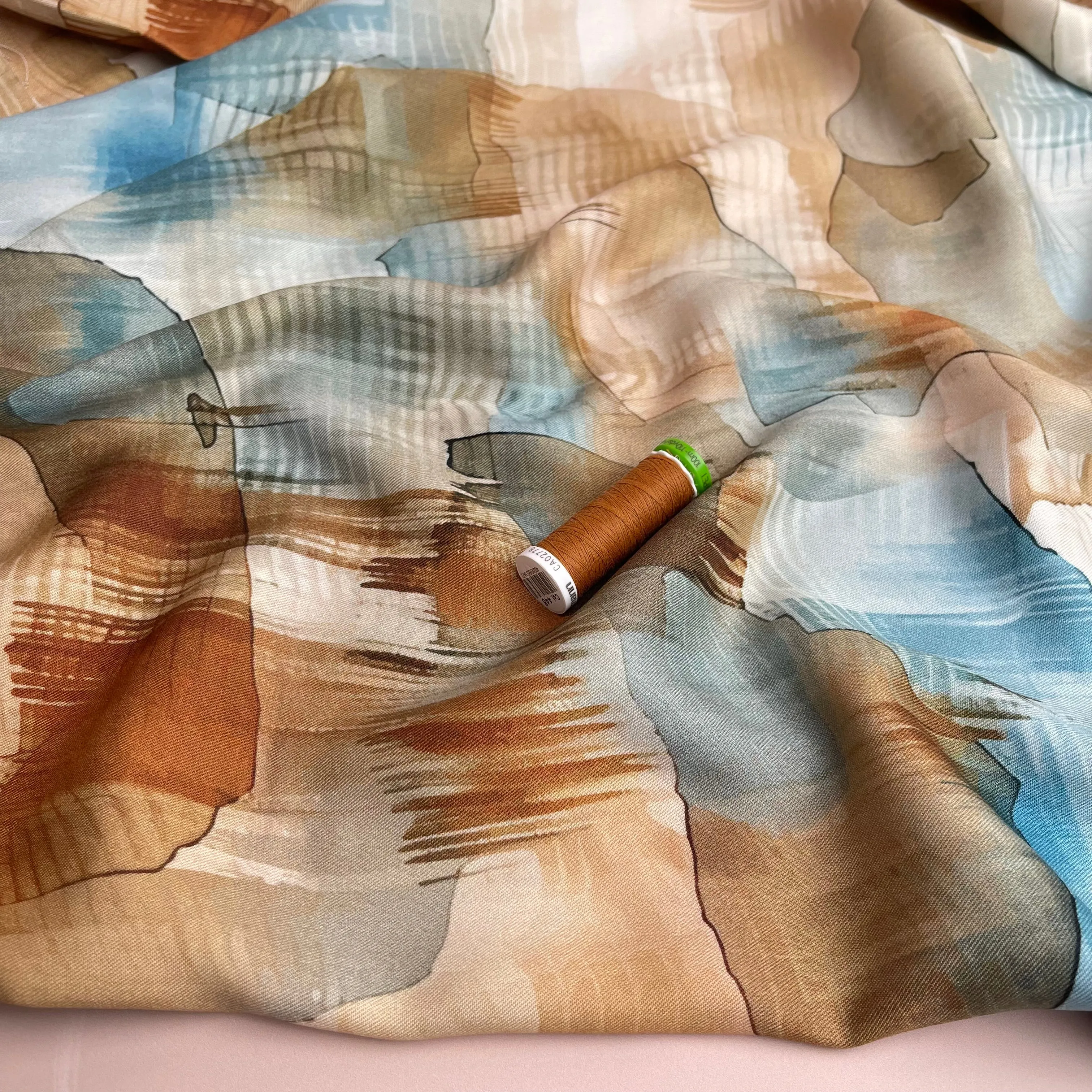 Light & Lush - Coastal Canvas Viscose Twill Fabric
