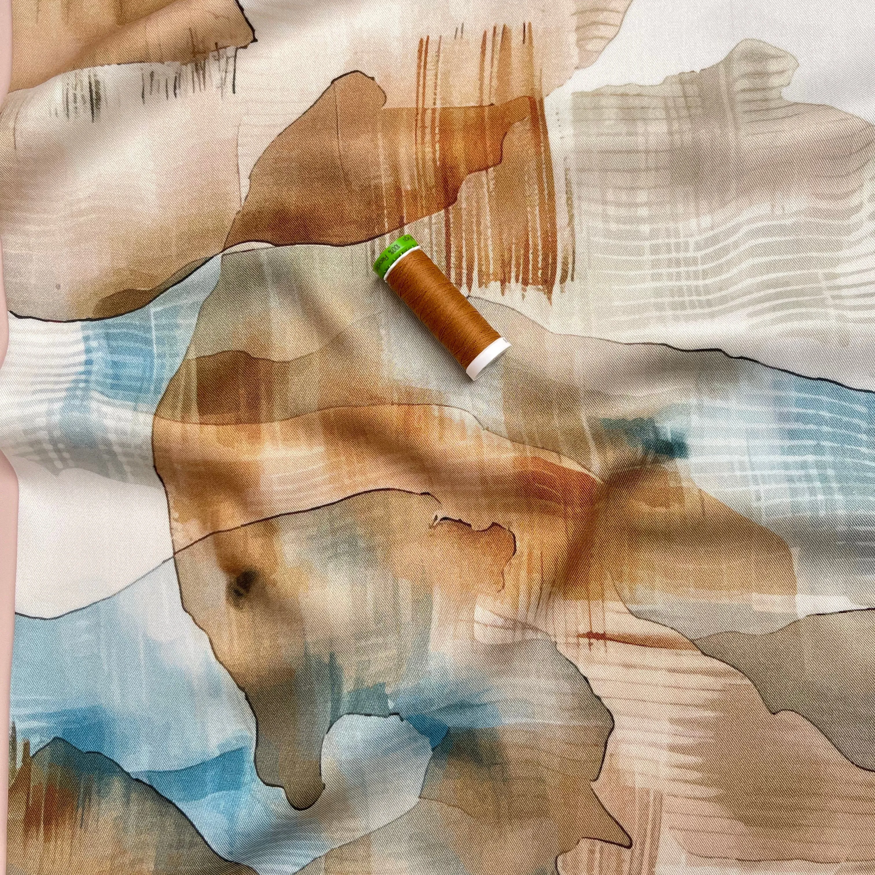 Light & Lush - Coastal Canvas Viscose Twill Fabric