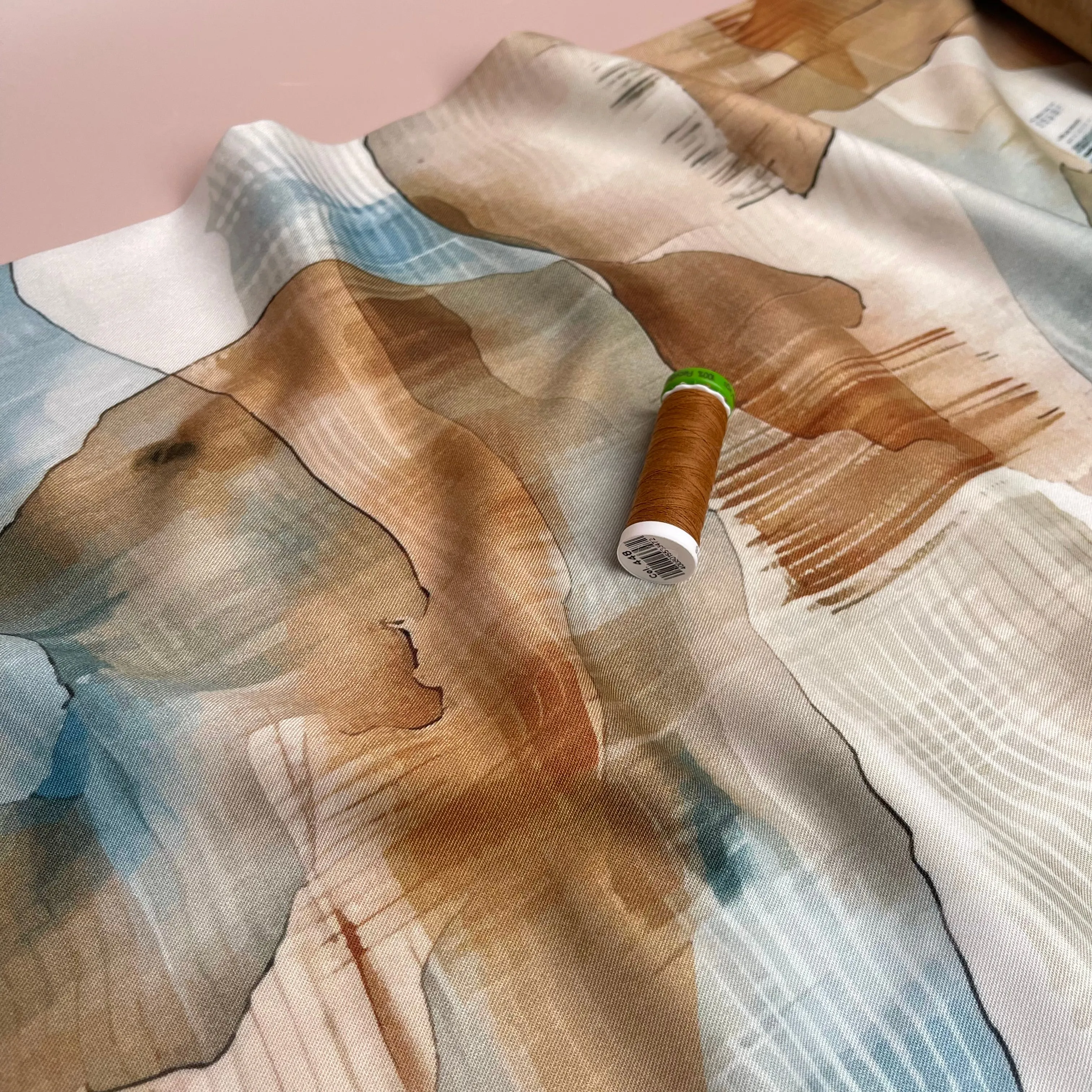 Light & Lush - Coastal Canvas Viscose Twill Fabric